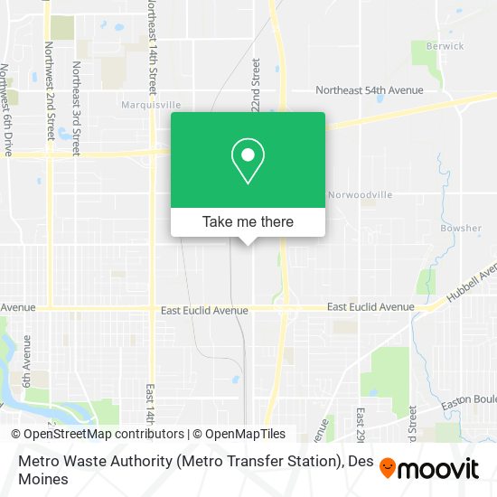 Metro Waste Authority (Metro Transfer Station) map