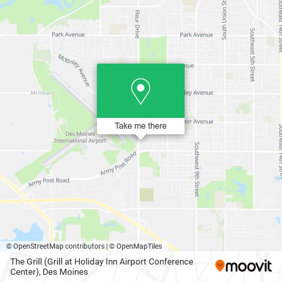 The Grill (Grill at Holiday Inn Airport Conference Center) map