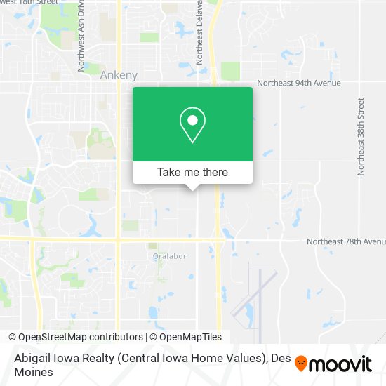 Abigail Iowa Realty (Central Iowa Home Values) map
