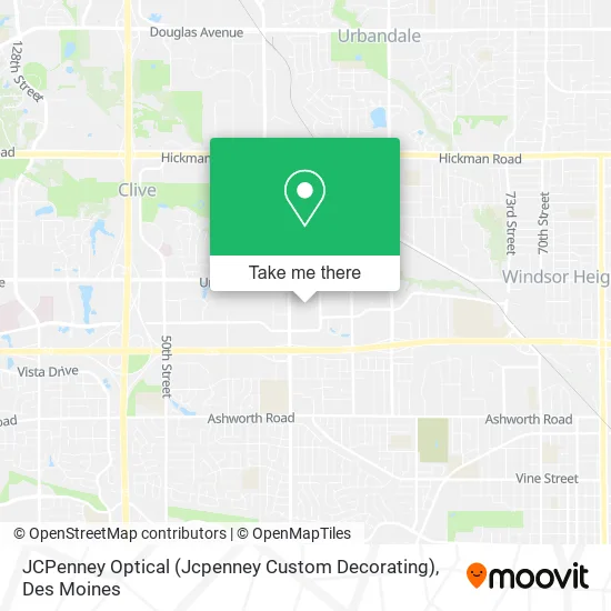 JCPenney Optical (Jcpenney Custom Decorating) map
