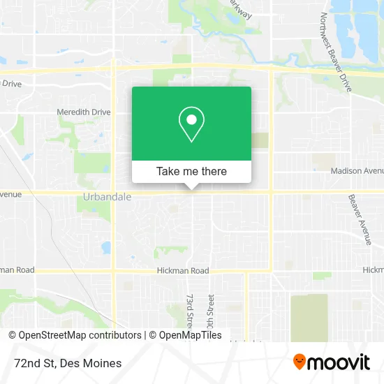 72nd St map