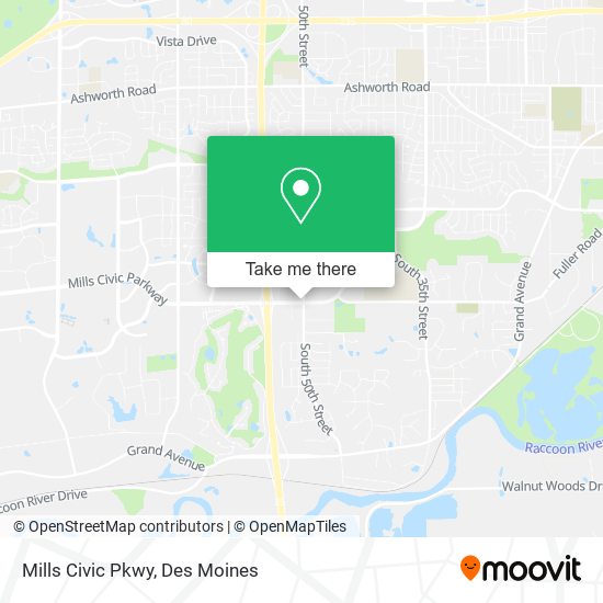 Mills Civic Pkwy map