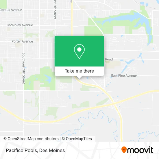 Pacifico Pools map