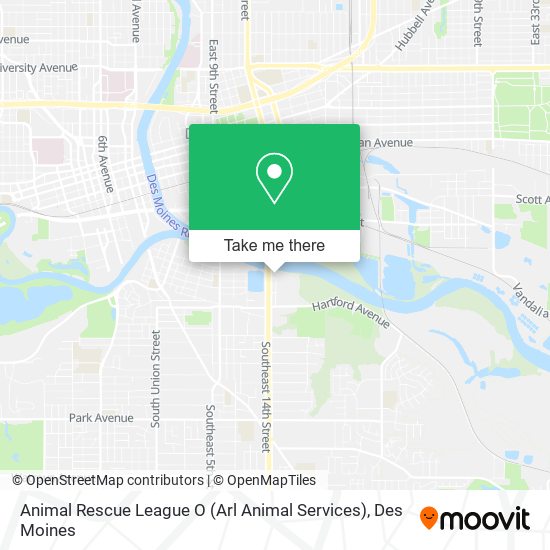 Animal Rescue League O (Arl Animal Services) map