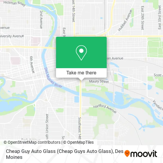 Cheap Guy Auto Glass map