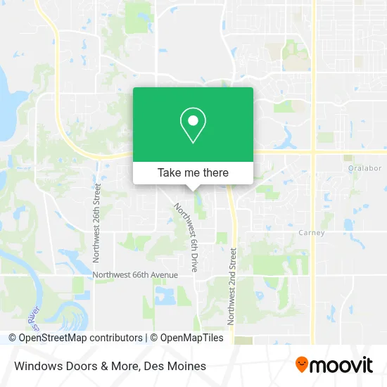 Windows Doors & More map