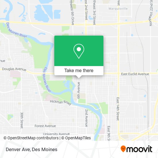 Mapa de Denver Ave