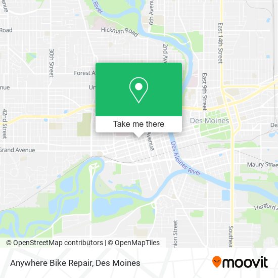 Anywhere Bike Repair map