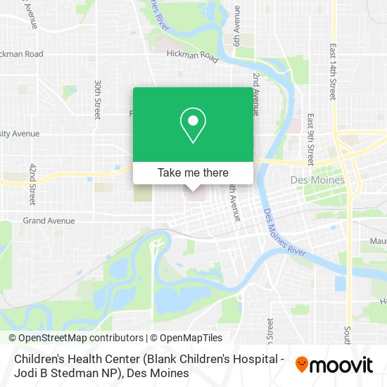 Children's Health Center (Blank Children's Hospital - Jodi B Stedman NP) map