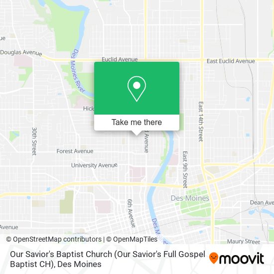 Mapa de Our Savior's Baptist Church (Our Savior's Full Gospel Baptist CH)