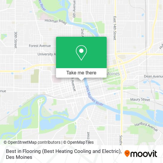 Best in Flooring (Best Heating Cooling and Electric) map