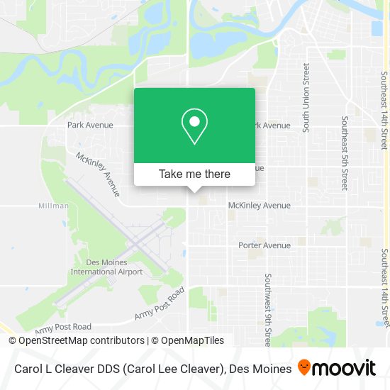 Carol L Cleaver DDS (Carol Lee Cleaver) map