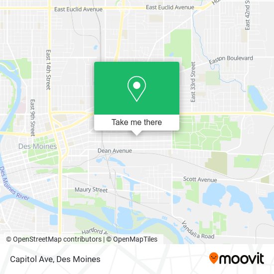Capitol Ave map