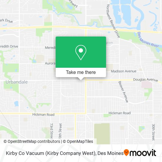 Kirby Co Vacuum (Kirby Company West) map