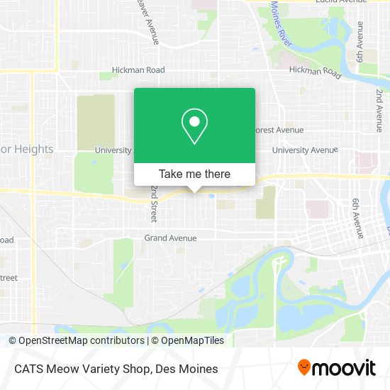 Mapa de CATS Meow Variety Shop