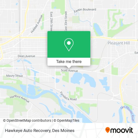 Hawkeye Auto Recovery map