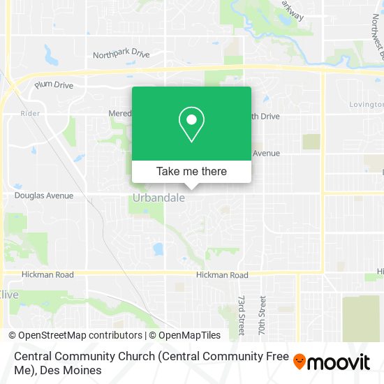 Central Community Church (Central Community Free Me) map