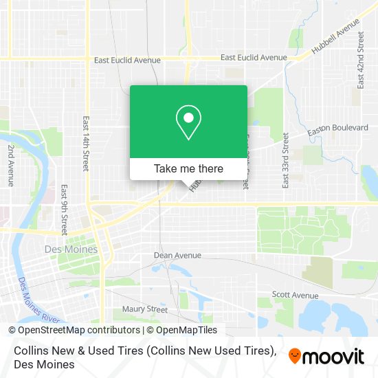 Collins New & Used Tires map