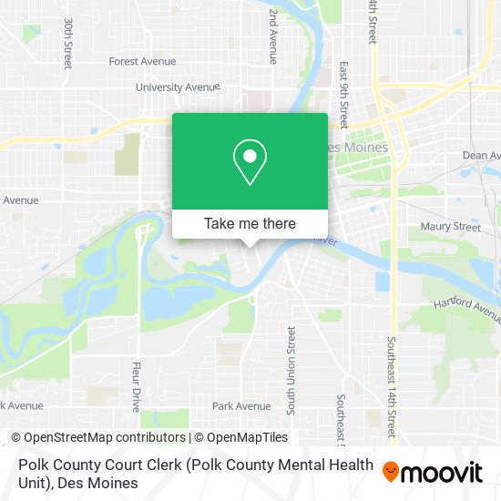 Mapa de Polk County Court Clerk (Polk County Mental Health Unit)