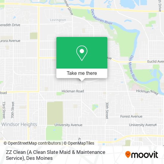 Mapa de ZZ Clean (A Clean Slate Maid & Maintenance Service)