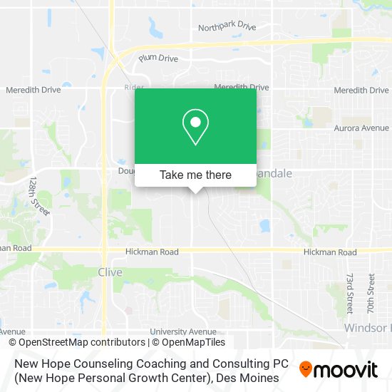 Mapa de New Hope Counseling Coaching and Consulting PC (New Hope Personal Growth Center)