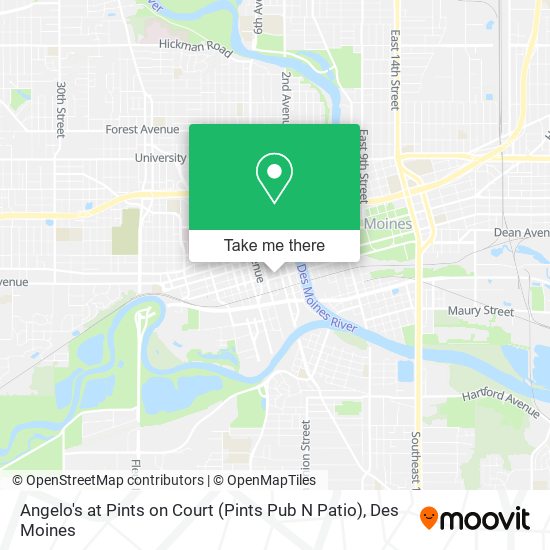 Angelo's at Pints on Court (Pints Pub N Patio) map