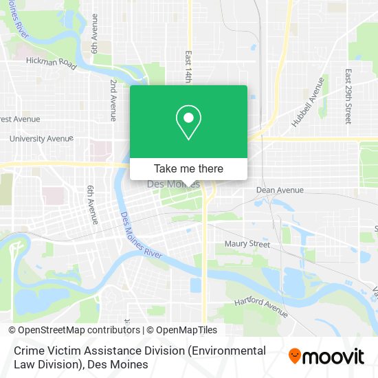 Crime Victim Assistance Division (Environmental Law Division) map