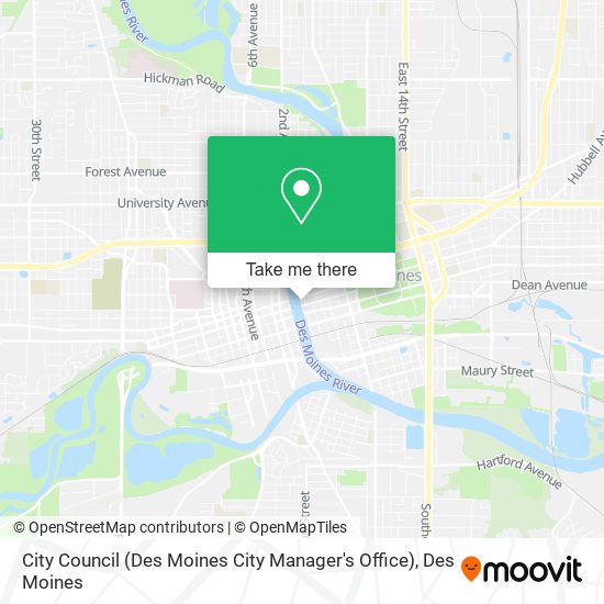 City Council (Des Moines City Manager's Office) map