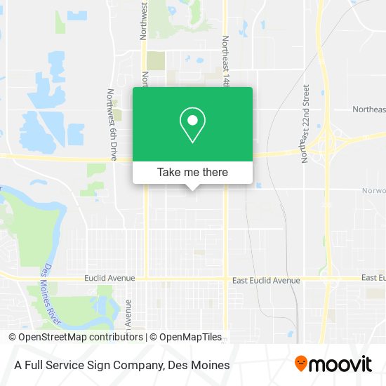 A Full Service Sign Company map