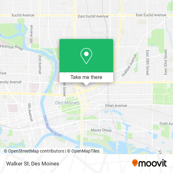 Walker St map
