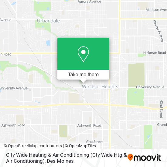 City Wide Heating & Air Conditioning (Cty Wide Htg & Air Conditioning) map