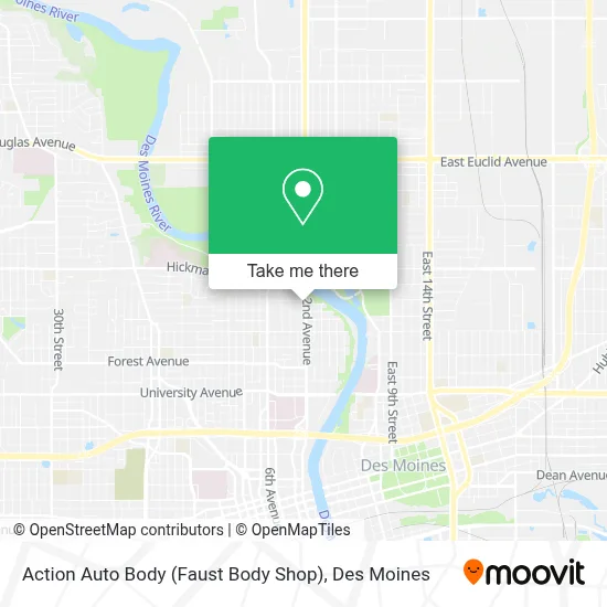 Action Auto Body (Faust Body Shop) map