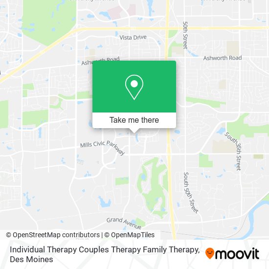Mapa de Individual Therapy Couples Therapy Family Therapy