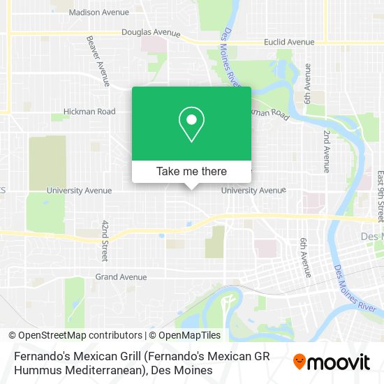 Mapa de Fernando's Mexican Grill (Fernando's Mexican GR Hummus Mediterranean)