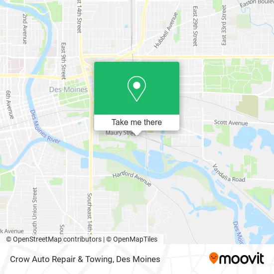 Crow Auto Repair & Towing map