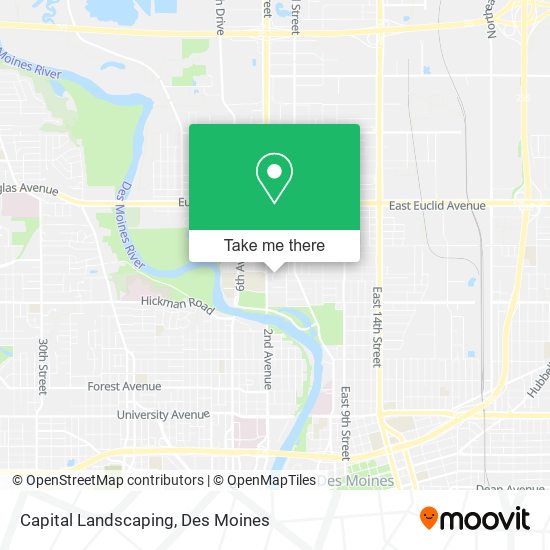 Capital Landscaping map