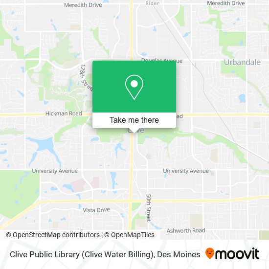 Clive Public Library (Clive Water Billing) map