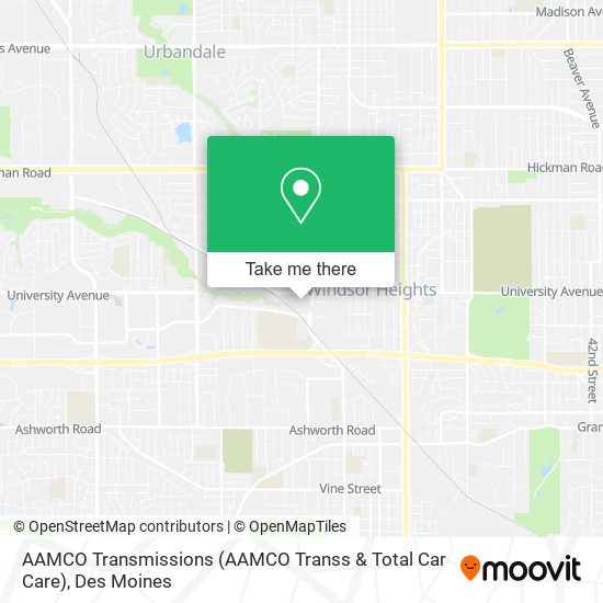 AAMCO Transmissions (AAMCO Transs & Total Car Care) map