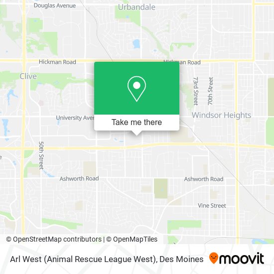Arl West (Animal Rescue League West) map