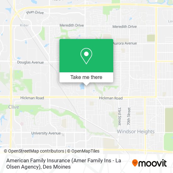 American Family Insurance (Amer Family Ins - La Olsen Agency) map