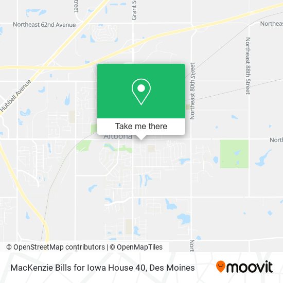 Mapa de MacKenzie Bills for Iowa House 40