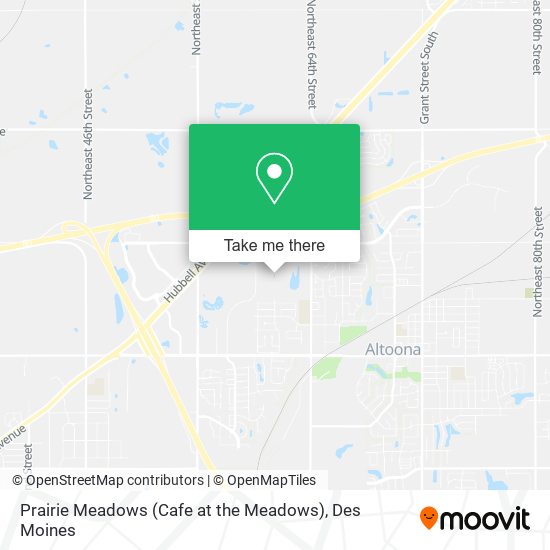 Mapa de Prairie Meadows (Cafe at the Meadows)