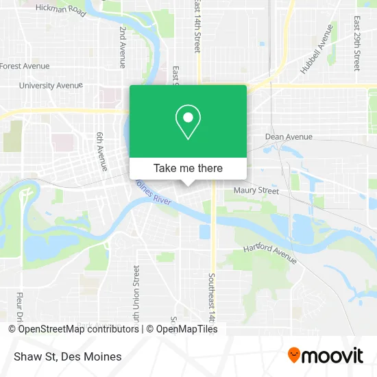 Shaw St map