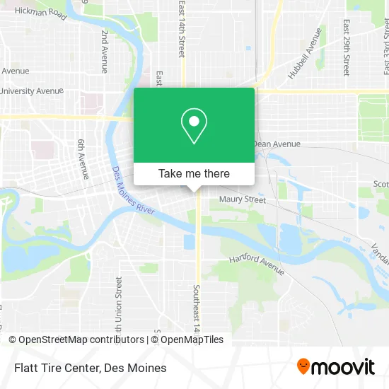Flatt Tire Center map