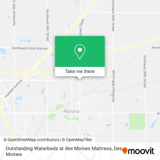 Mapa de Outstanding Waterbeds at des Moines Mattress