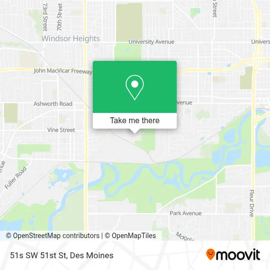 51s SW 51st St map