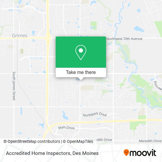 Accredited Home Inspectors map