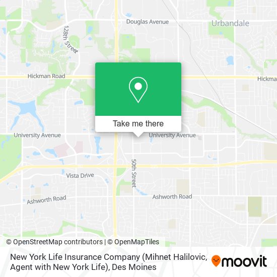 New York Life Insurance Company (Mihnet Halilovic, Agent with New York Life) map