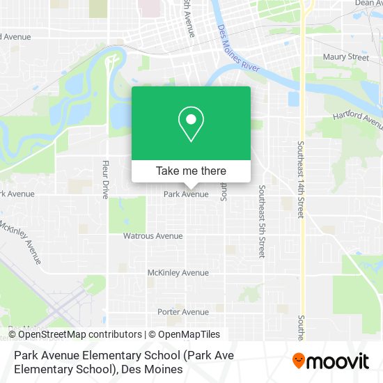 Park Avenue Elementary School map