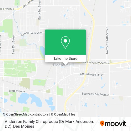 Anderson Family Chiropractic (Dr Mark Anderson, DC) map
